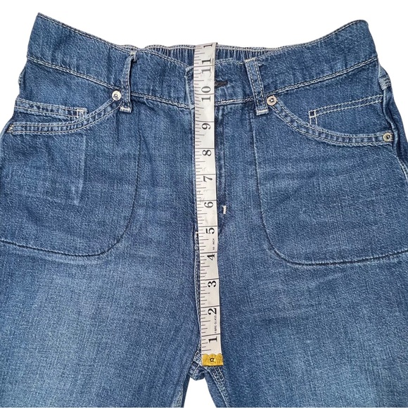 ❌SOLD❌ Free People Chloe Baby Barrel Jeans High Waist Straight Leg Blue Small S - Picture 12 of 17